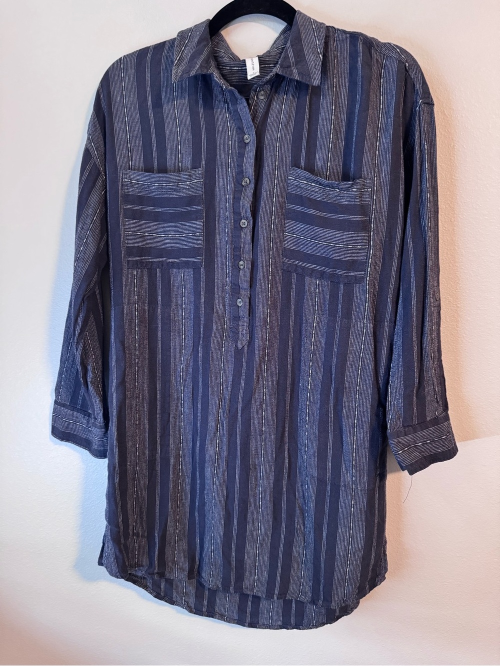 Women’s Striped Linen Blend Tunic